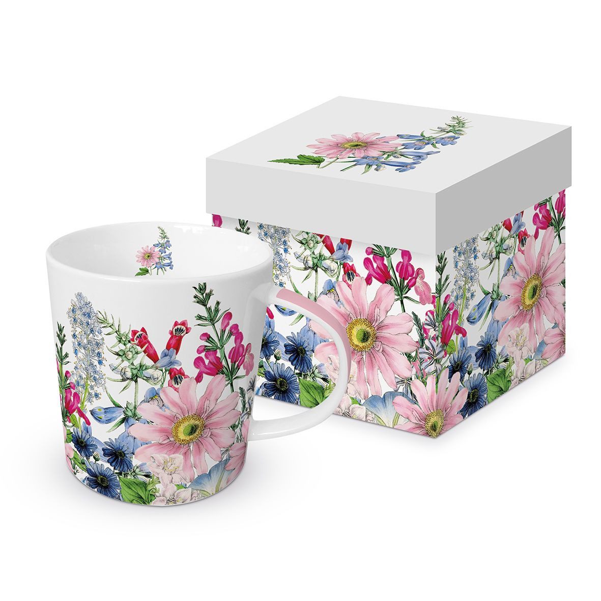 Tasse Floriculture Blumen Trendmug Porzellanbecher mit Geschenkkarton