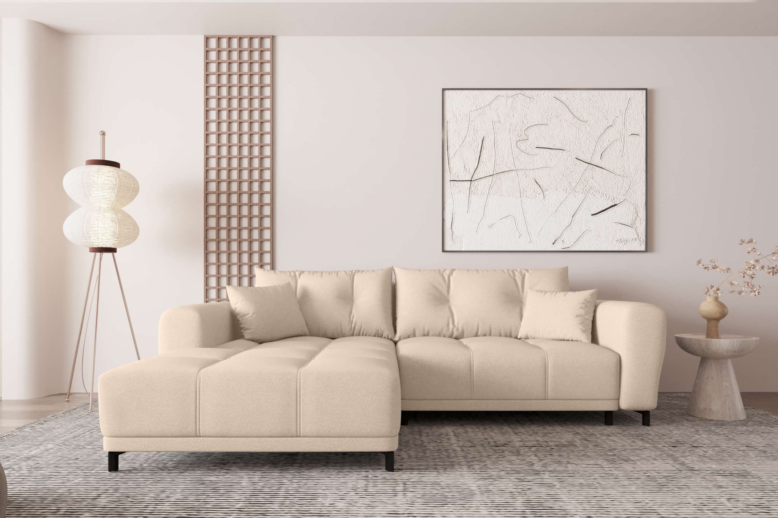 99rooms Ecksofa Massimo, Sofa L-Form, Eckcouch, mit oder ohne Schlaffunktio günstig online kaufen