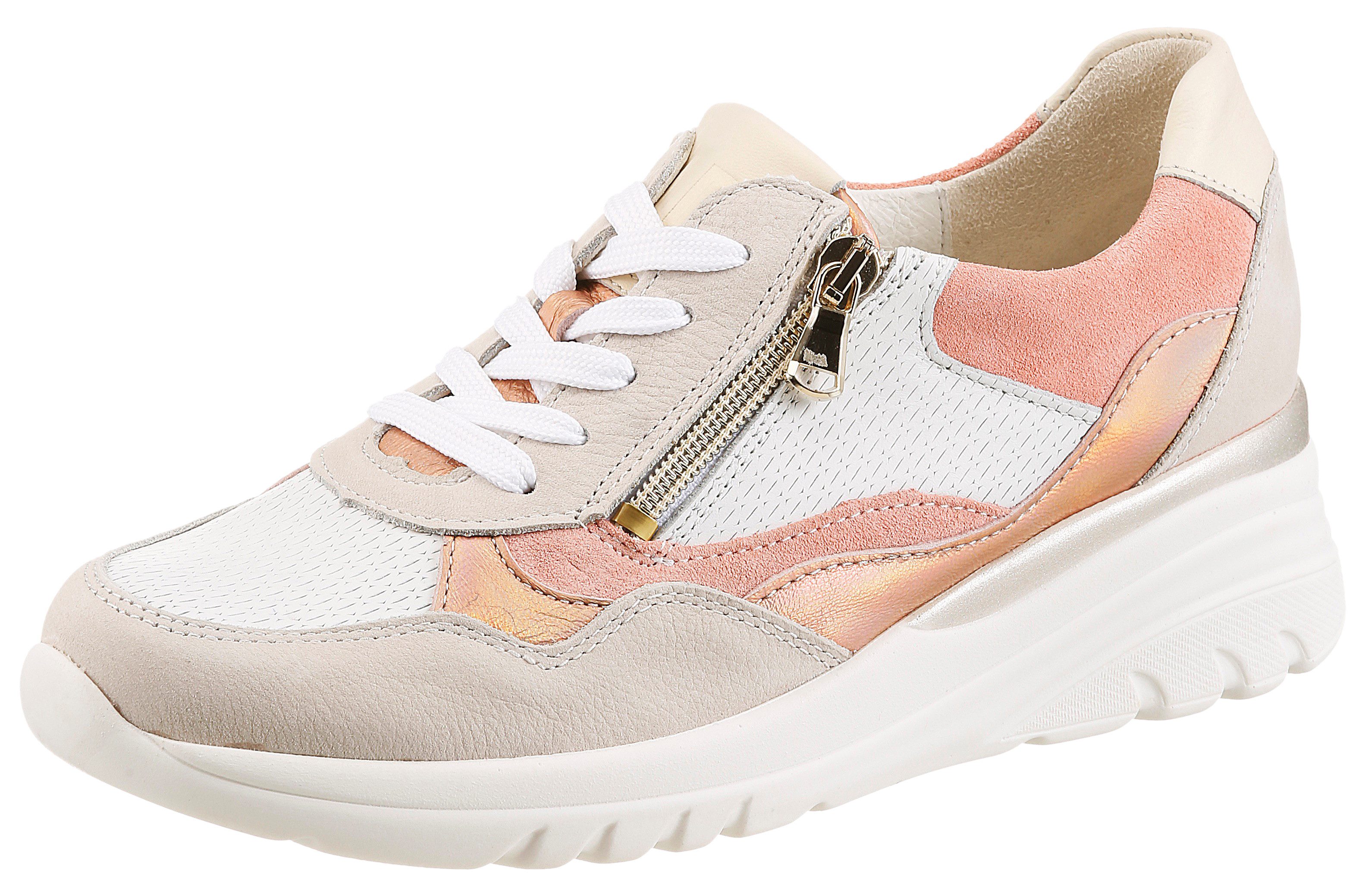 Waldläufer Keilsneaker Schnürschuh, Halbschuh, Freizeitschuh mit Reißversch günstig online kaufen