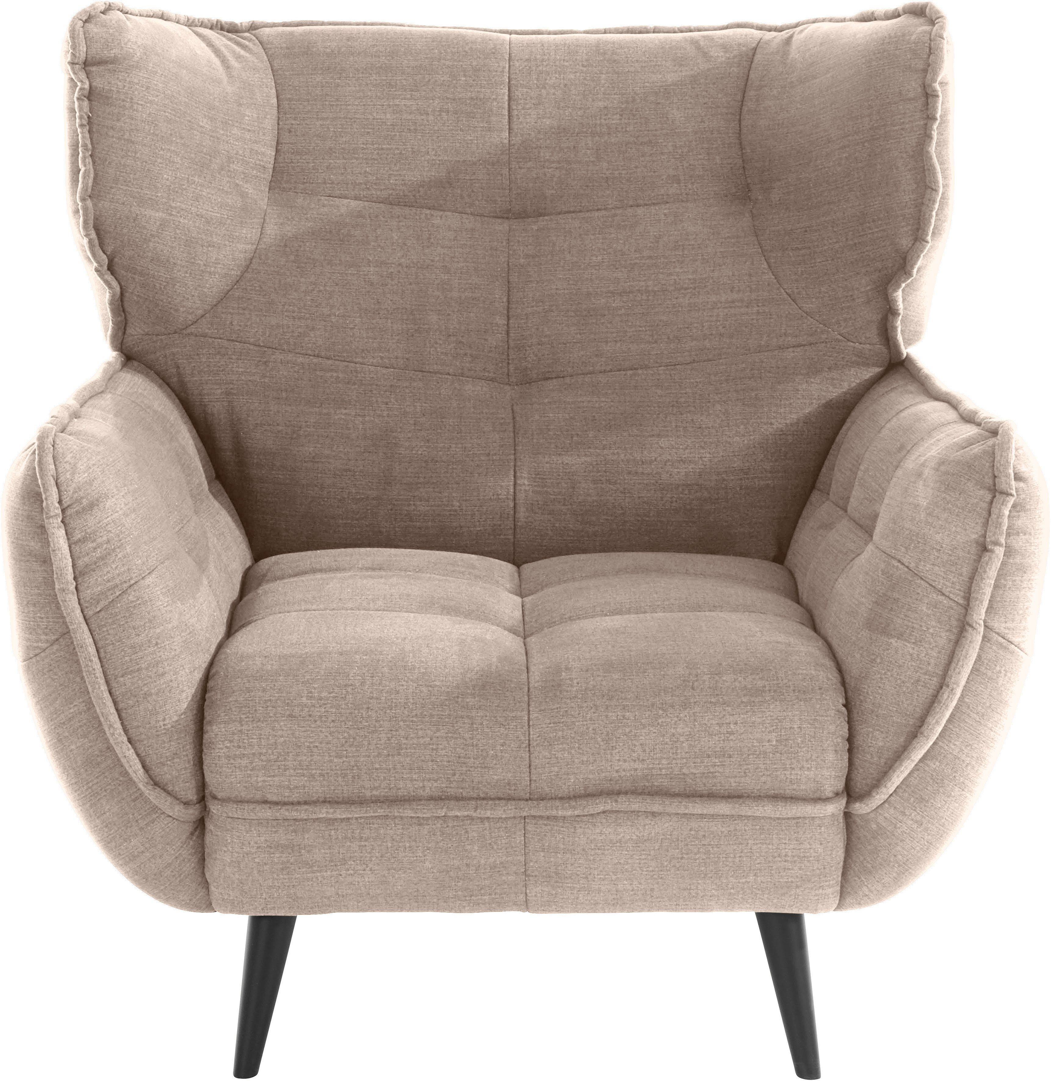 Leonique Sessel Ariana, Stylischer Hochlehner bzw. Ohrensessel günstig online kaufen