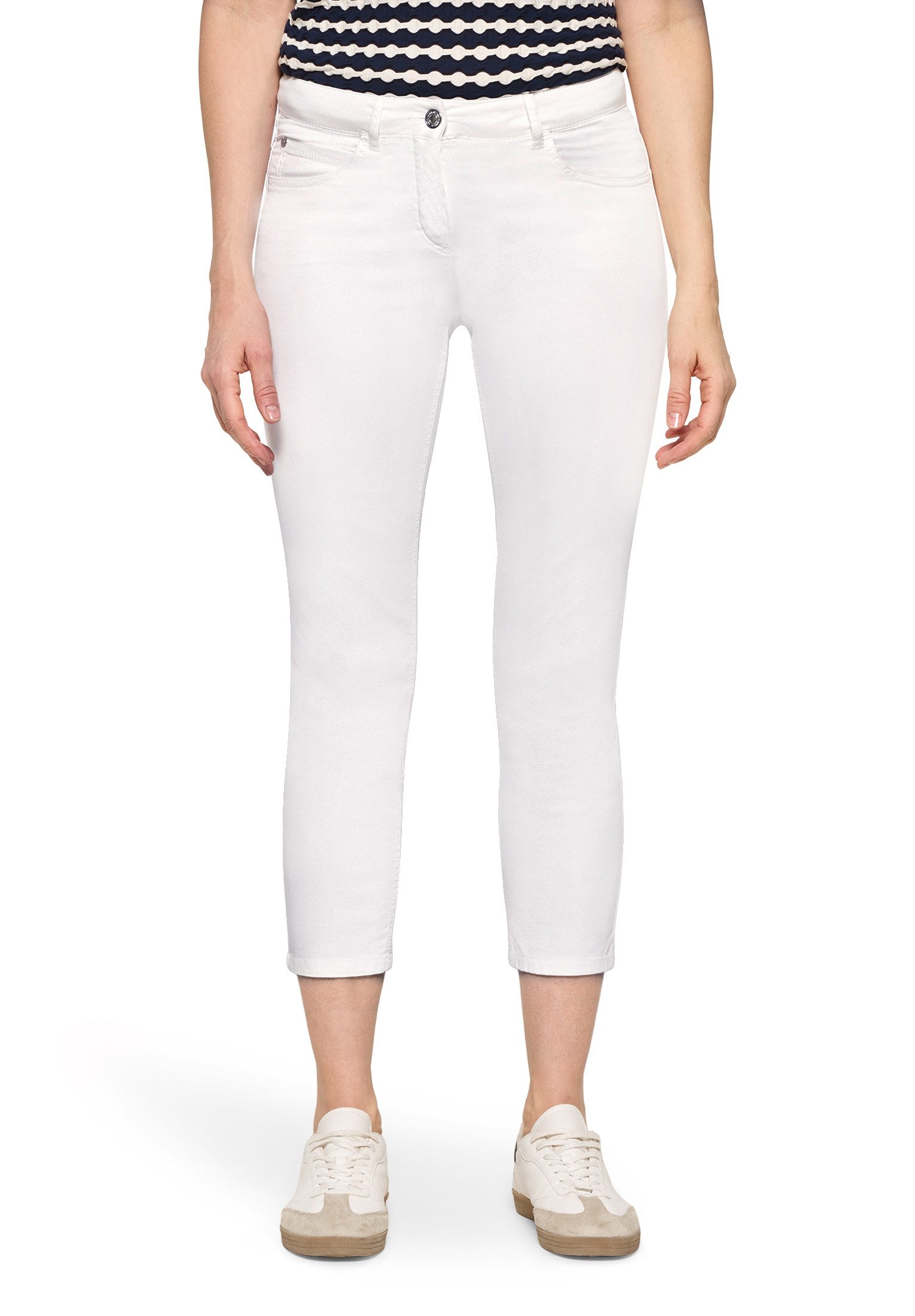 Regular-fit-Jeans Damen mit aufgesetzten Taschen