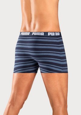 PUMA Boxer (Packung, 2-St) Streifen und Uni