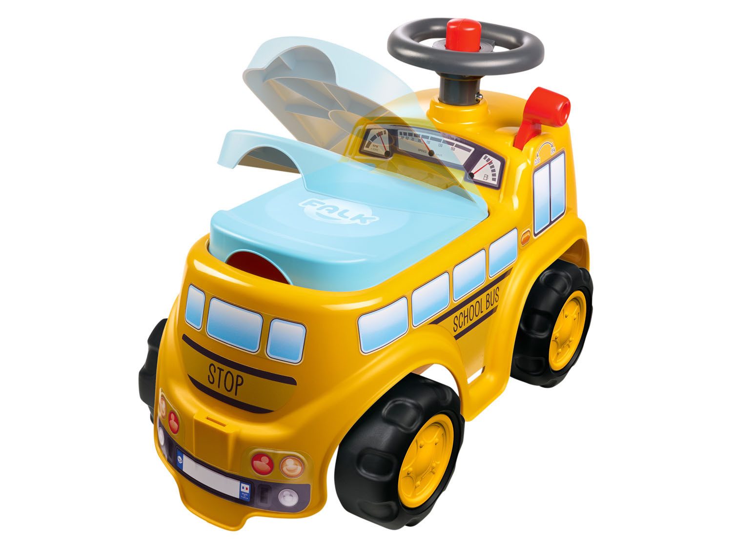Falk Rutscherauto Falk Schulbus 704 Spielspaß Motorik Gleichgewicht Fördern