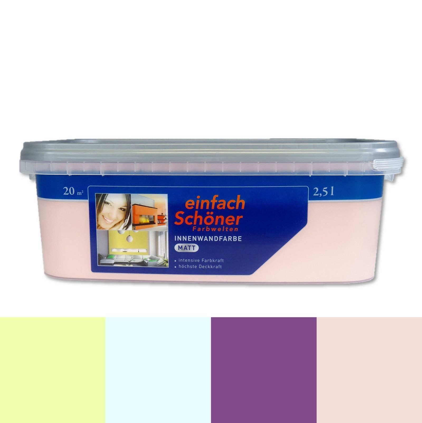 Wilckens Farben Wandfarbe Wilckens einfach Schöner Farbwelten 2,5 l Innenwandfarbe matt