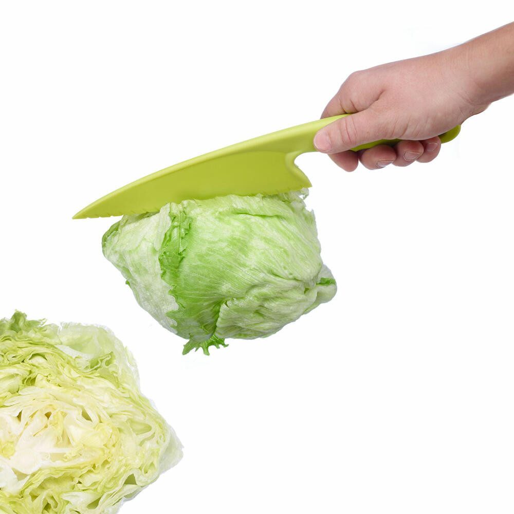 WESTMARK Allzweckmesser /Salat-/Kuchenmesser, Breite Klinge, Länge: 29,1 cm, Kunststoff, Farbe, breite Kunststoffklinge, spülmaschinenngeeignet, BPA-frei