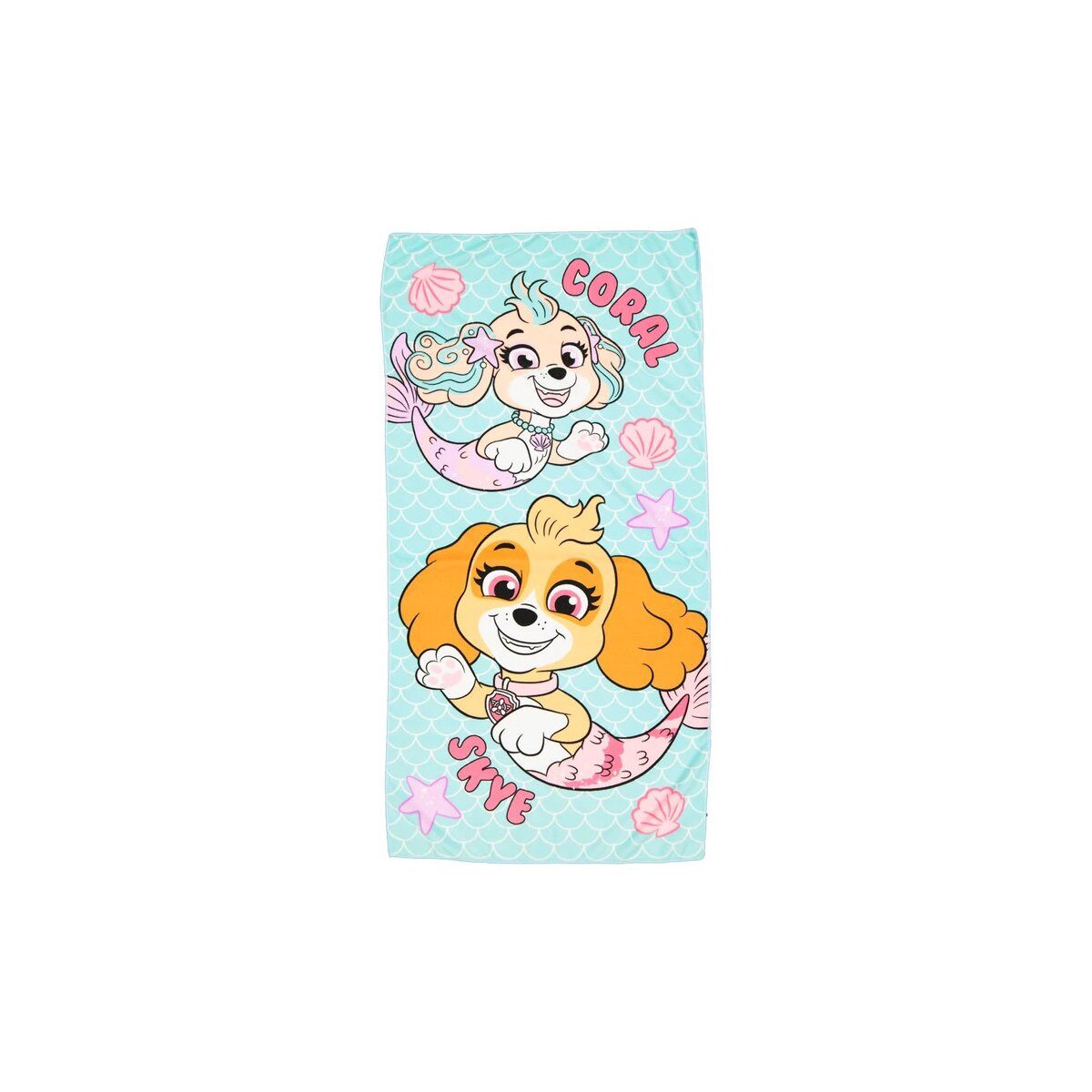 PAW PATROL Badetücher Paw Patrol Badetuch 60x120cm – Meerjungfrau Fast Dry, 100% Polyester (1-St)