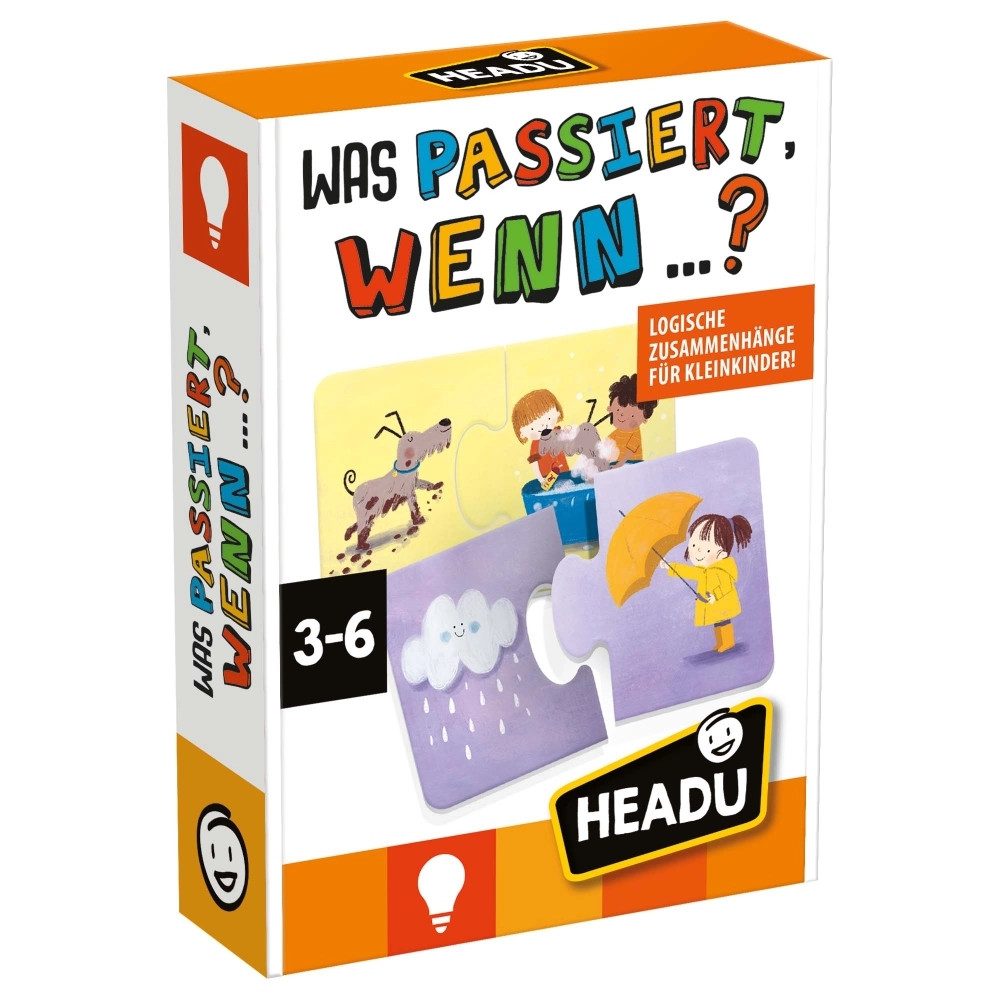Headu Lernspielzeug Headu Was passiert wenn?