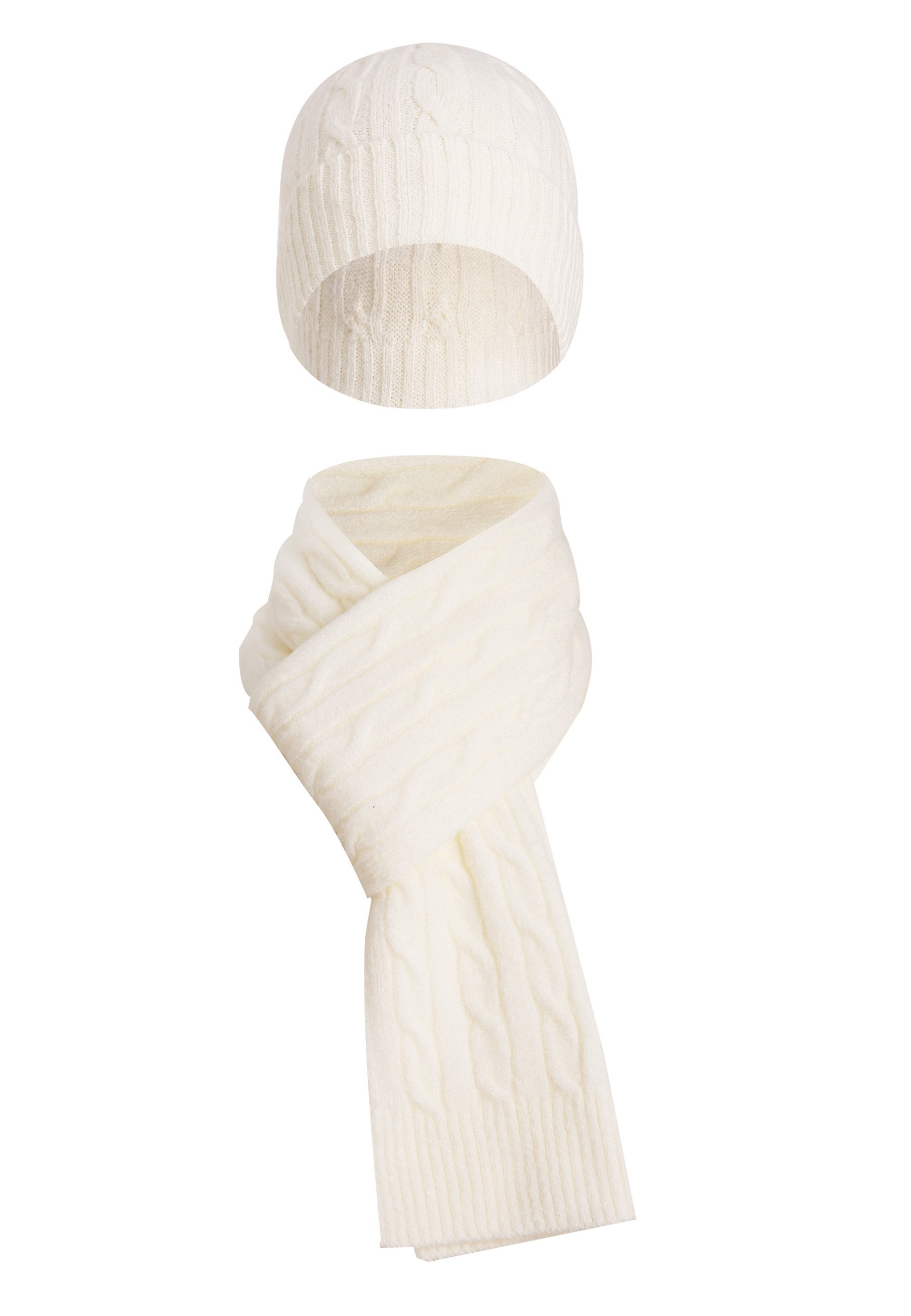 Felix Hardy Strickmütze Set aus Schal und Mütze