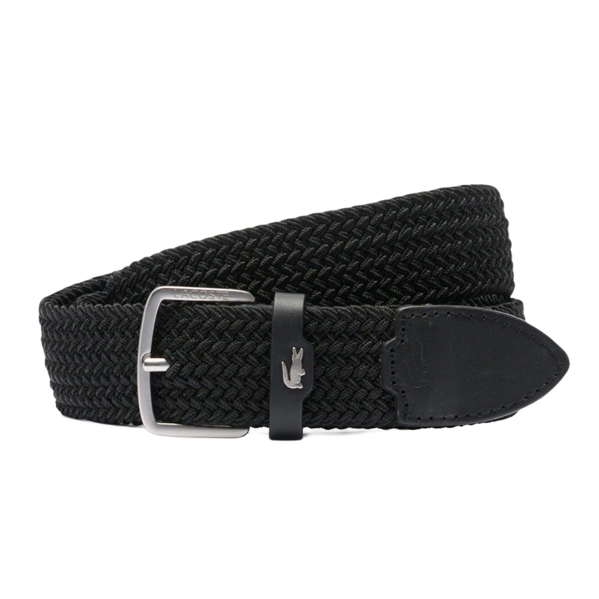 Lacoste Ledergürtel Herren Gürtel 1er Pack Polyester