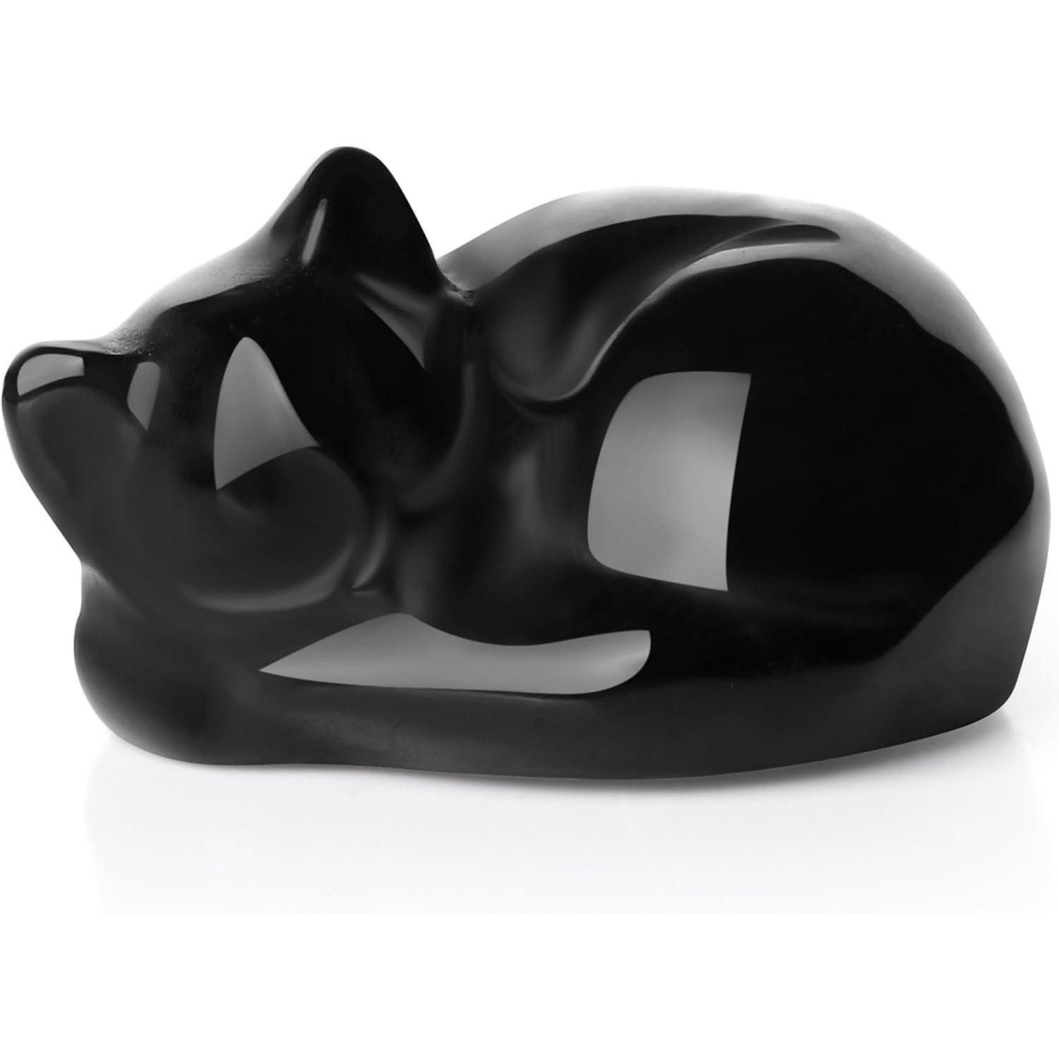 LuxusKollektion Edelstein Obsidian Katze Figur Dekor Kristall Heilstein sch günstig online kaufen