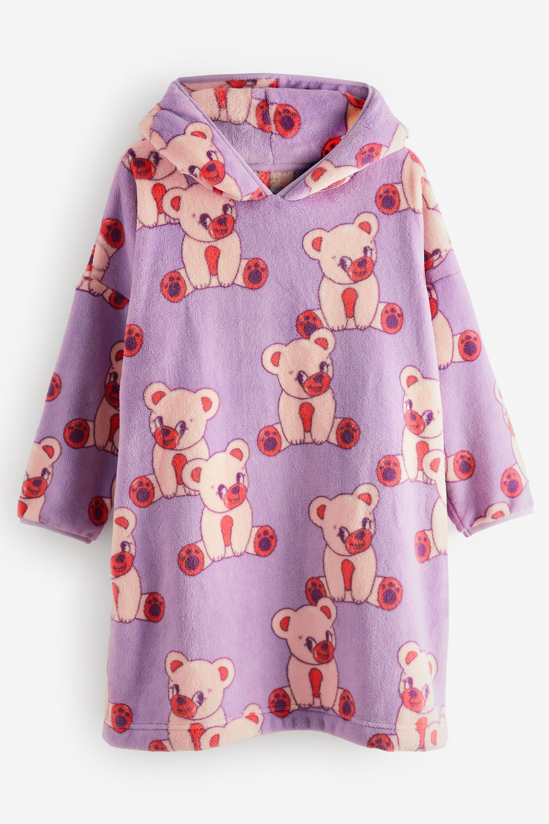 Next Poncho Poncho mit Figurenmotiv (1-St) Lilac Purple Bear