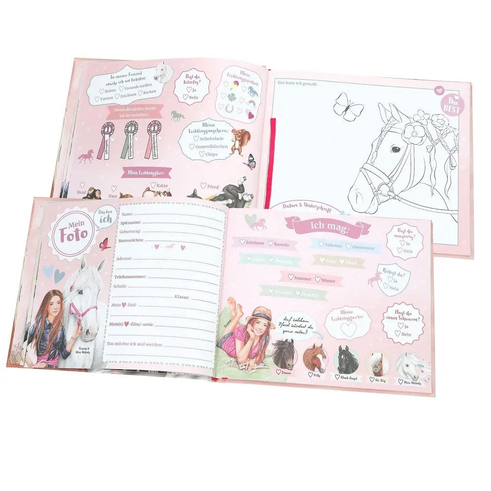 Depesche Poesiealbum Miss Melody Freundebuch, Motiv 1