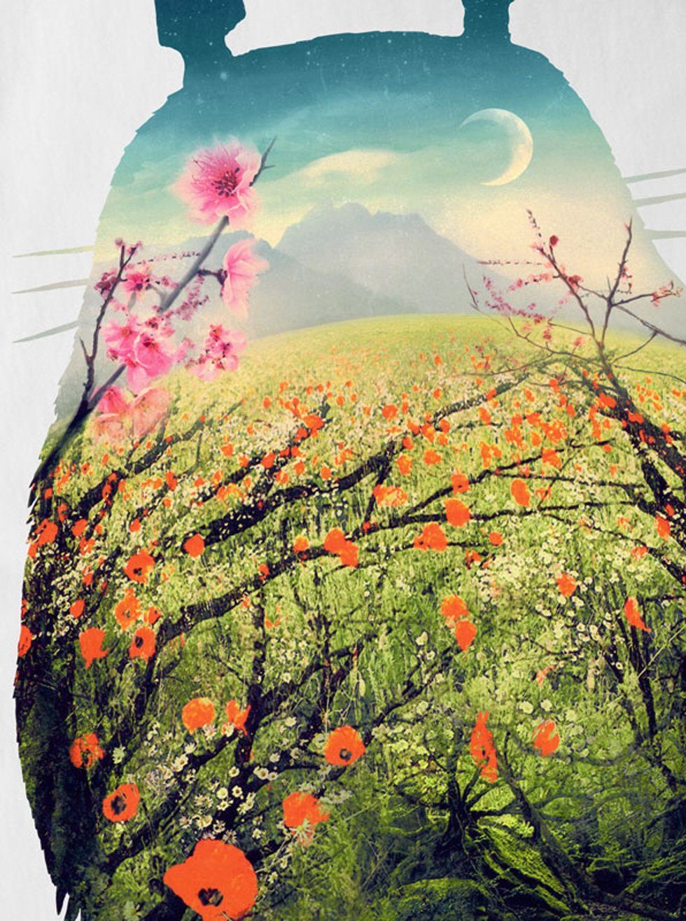 style3 T-Shirt Totoro Sommertraum anime ghibli günstig online kaufen