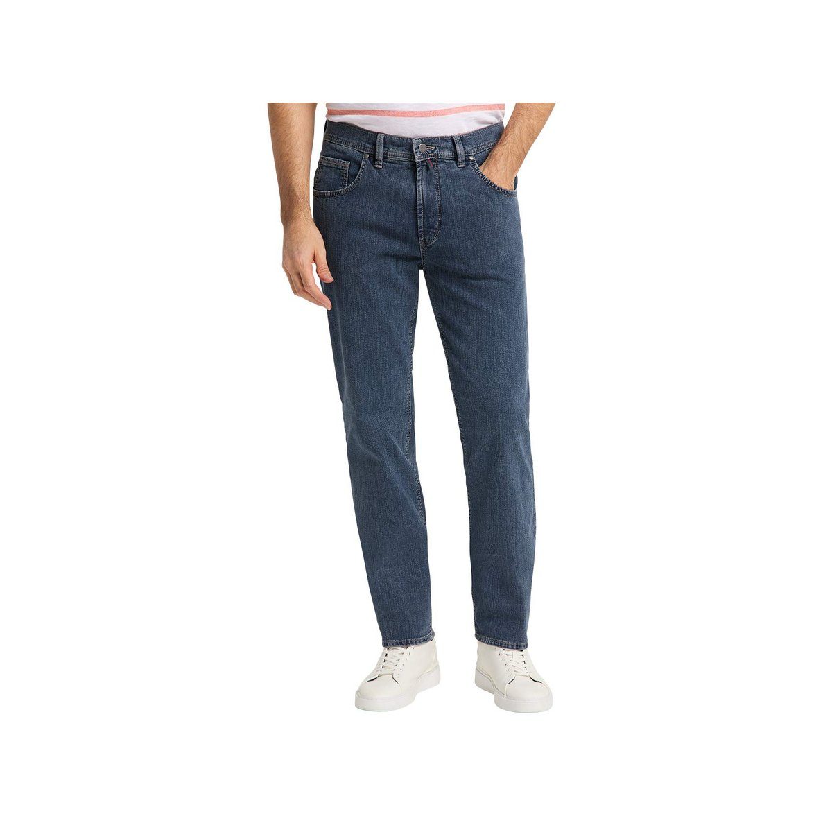 Pionier 5-Pocket-Jeans blau (1-tlg)