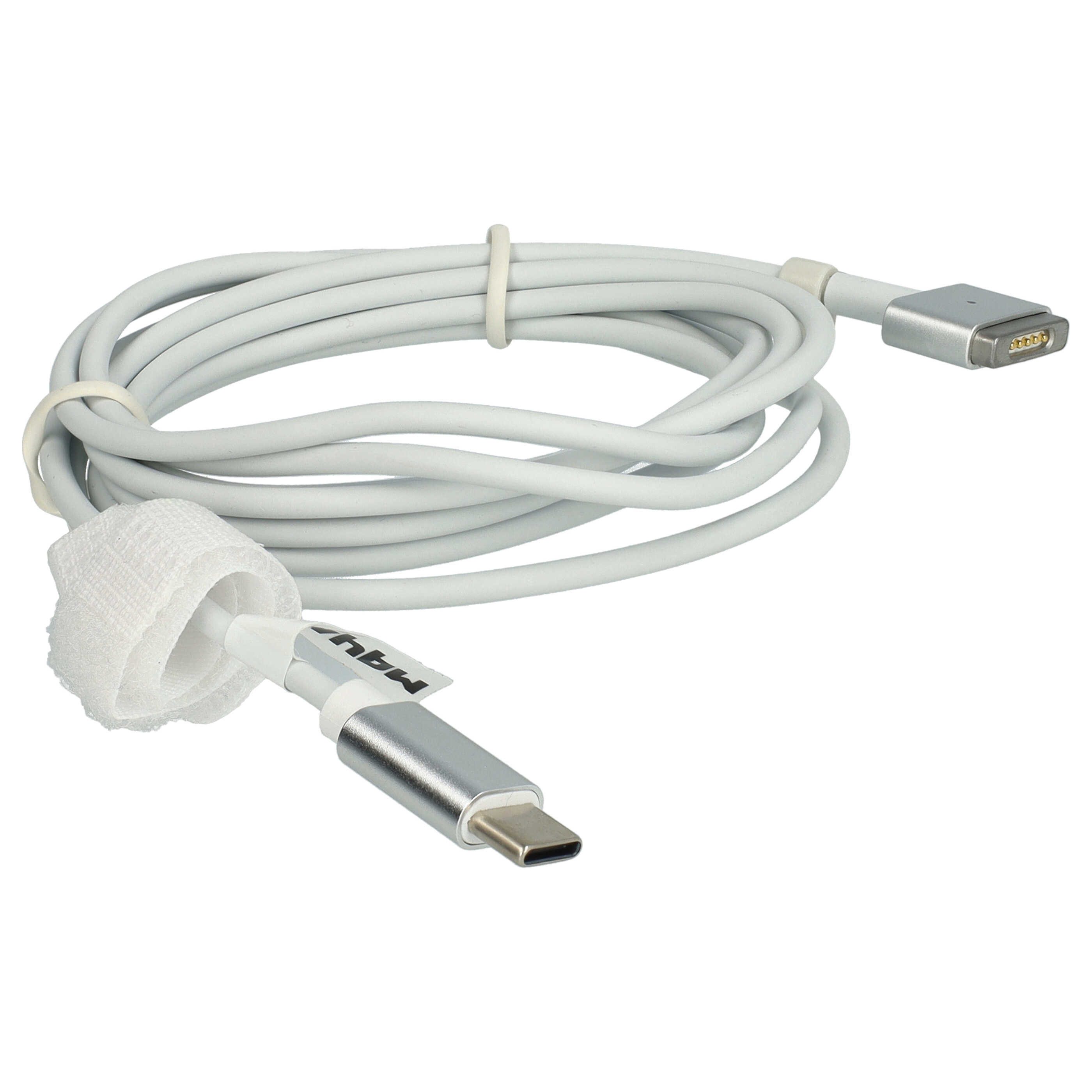 vhbw Adapter passend für Apple Macbook Pro 13" (Ende 2012-2017) Notebook Notebook-Adapter USB Typ C Männlich,Usb Type C, Magsafe 2 Männlich, Tragbar