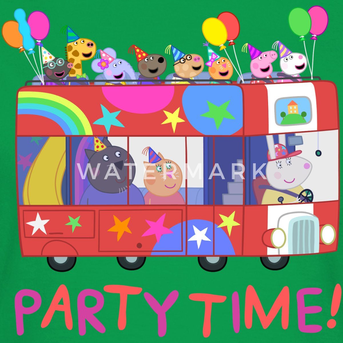 Spreadshirt T-Shirt Peppa Pig Design Party günstig online kaufen