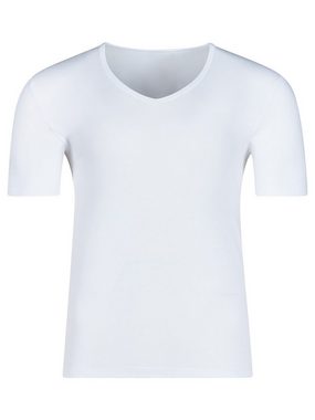 HUBER Unterziehshirt Herren V-Shirt kurzarm hautnah Cool Lyocell (Stück, 1-St) biologisch abbaubar