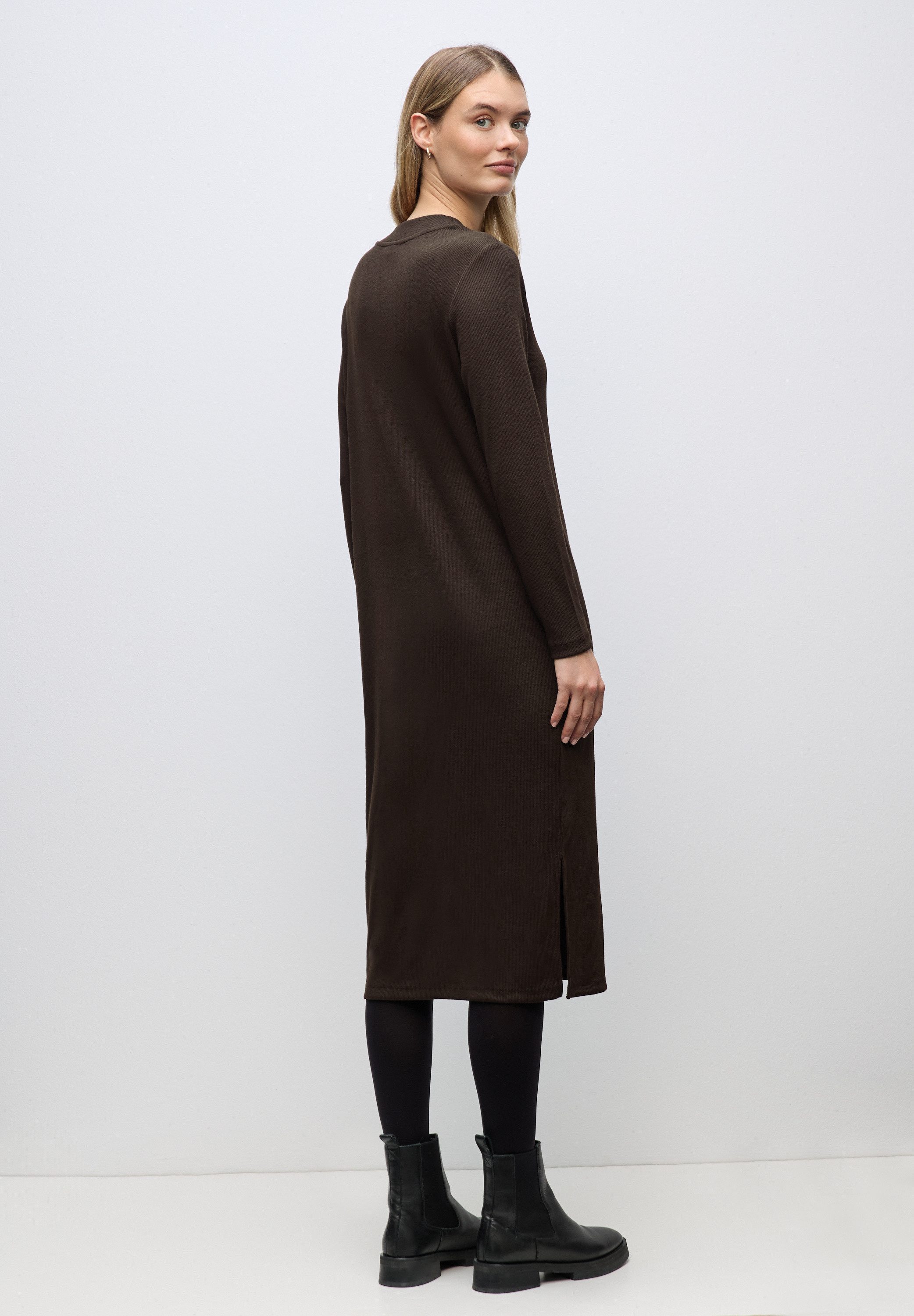 STREET ONE Midikleid in Unifarbe günstig online kaufen