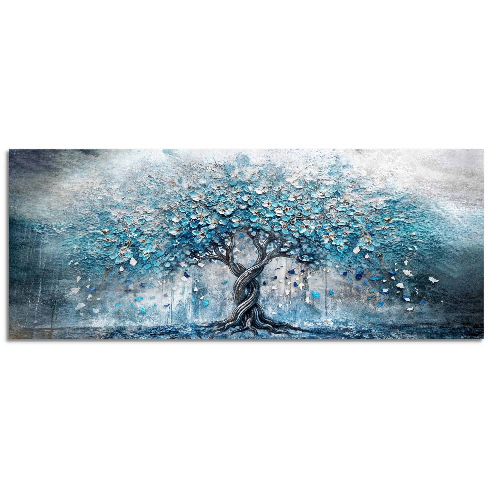 Runa Art XXL-Wandbild Blumen 100 x40 cm Bild Vlies Wohnzimmer Schlafzimmer günstig online kaufen