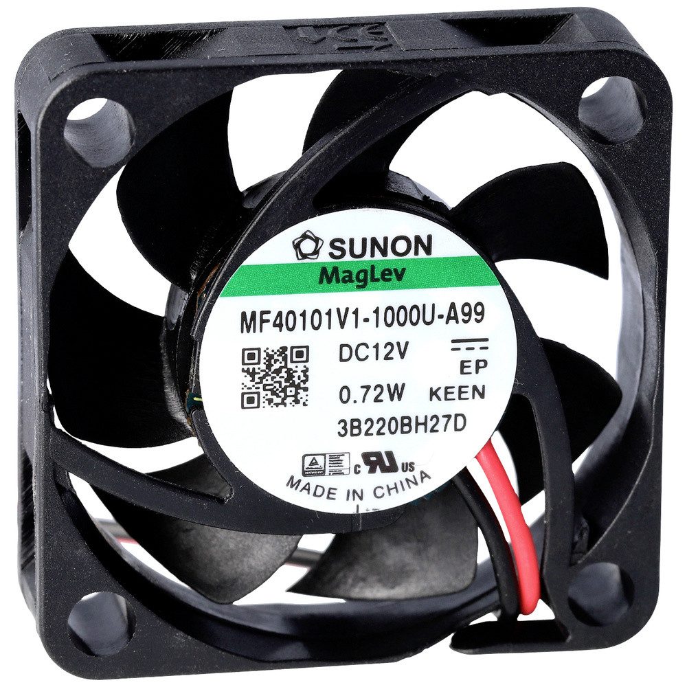 Gehäuselüfter Sunon MF40101V2-1000U-G99 Axiallüfter 12 V/DC 11.89 m³/h (L x B x H) 1