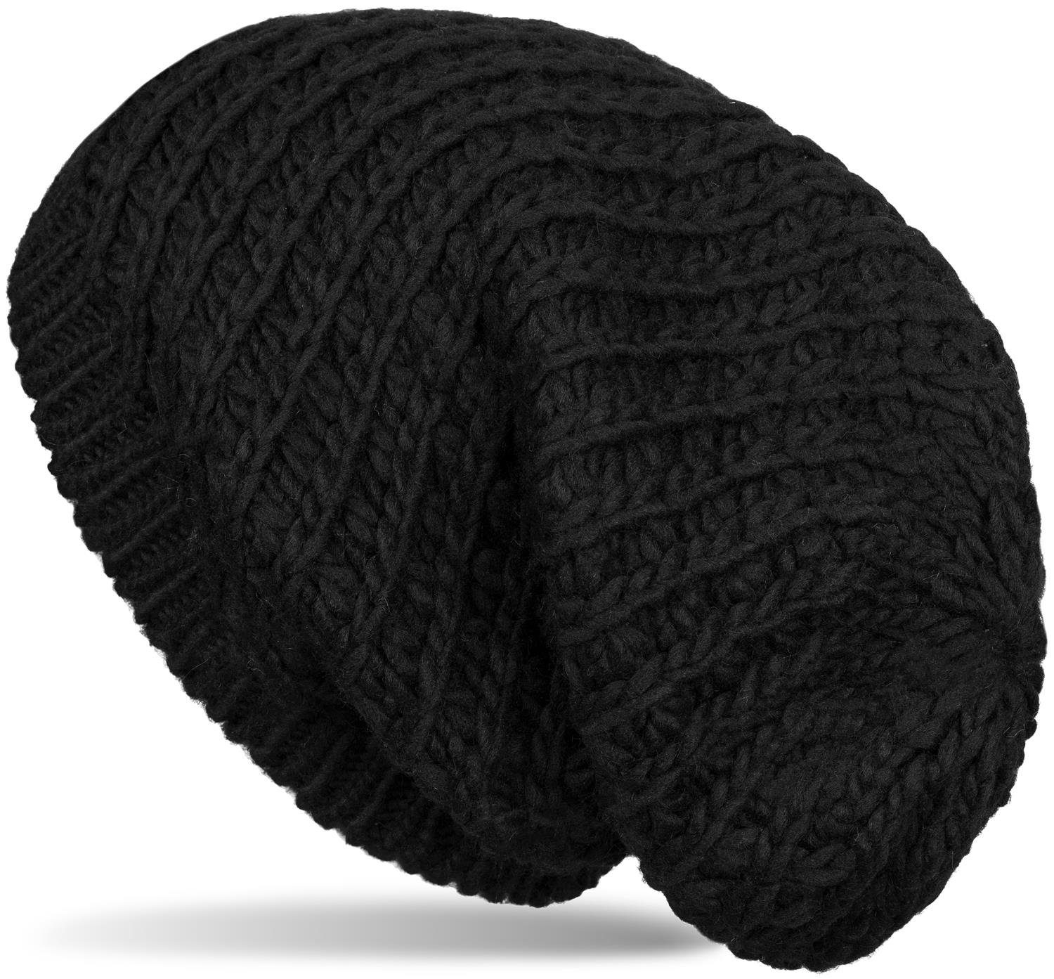 styleBREAKER Strickmütze Grobstrick Beanie Mütze (1-St) günstig online kaufen
