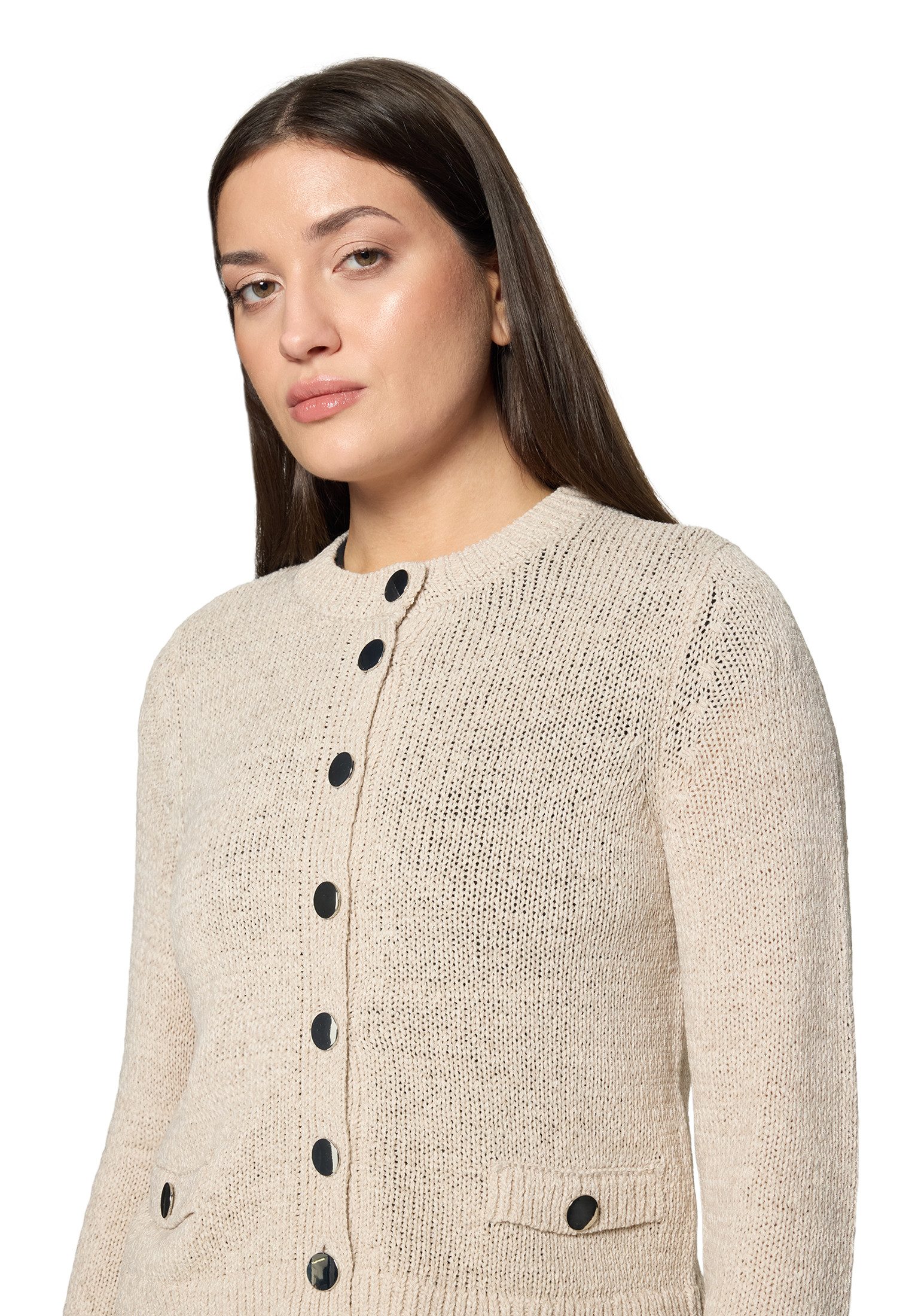 Betty Barclay Strickjacke Damen mit aufgesetzten Taschen (1-tlg)