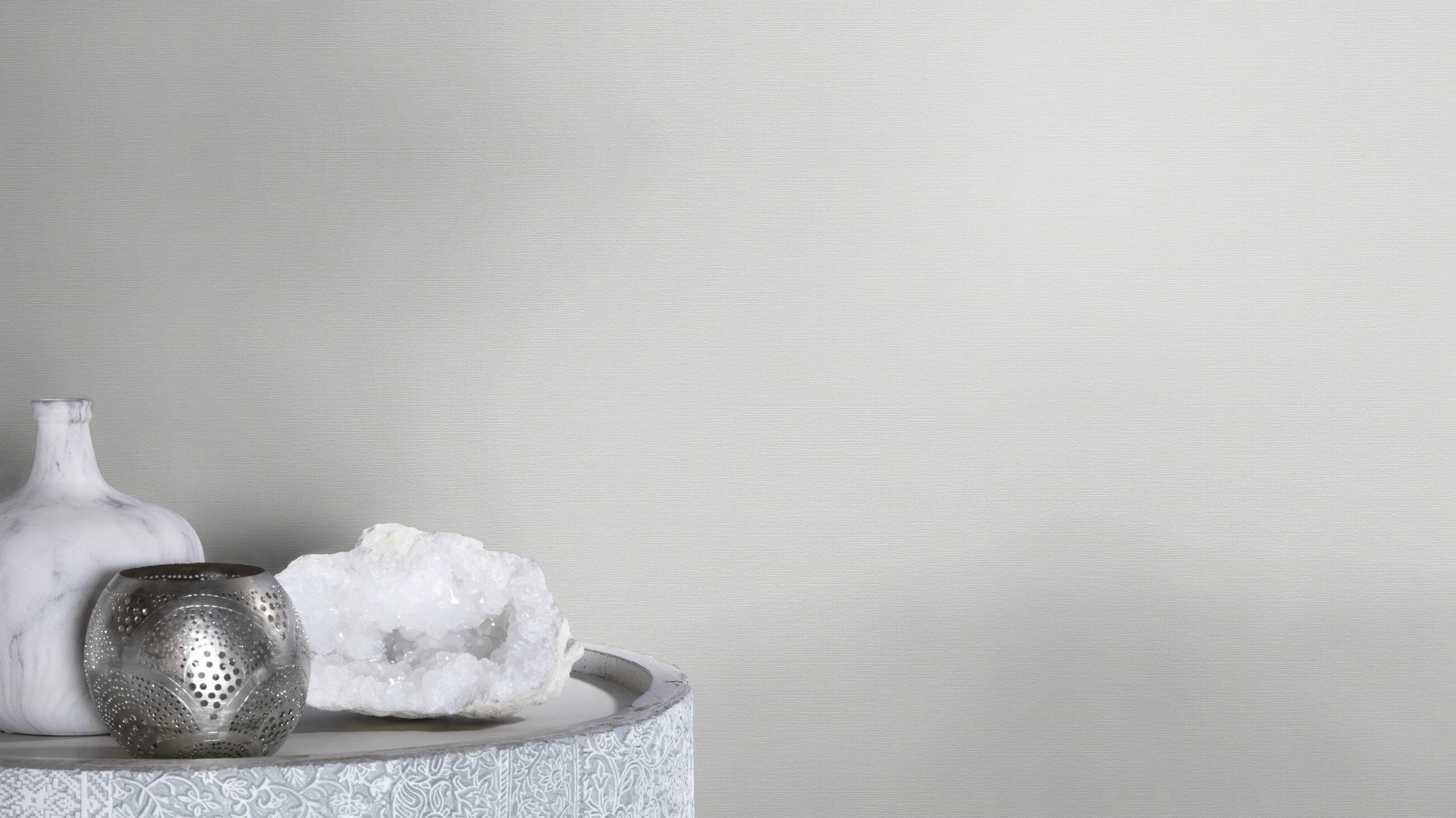 Rasch Vliestapete Leinenstruktur in Hellgrau - Einfabrig - my moments, strukturiert, Leinenoptik, Strukturmuster, Ton-in-Ton, uni, unifarben, einfarbig, (1 St), textile Struktur