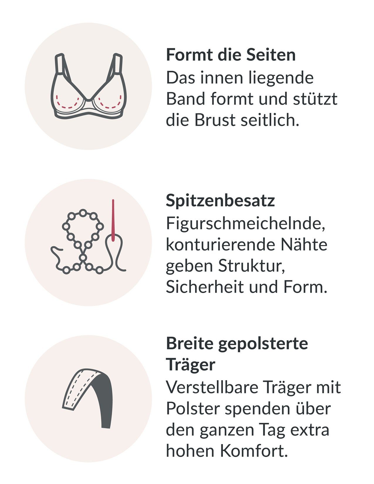 GLAMORISE Bügelloser BH Magic Lift