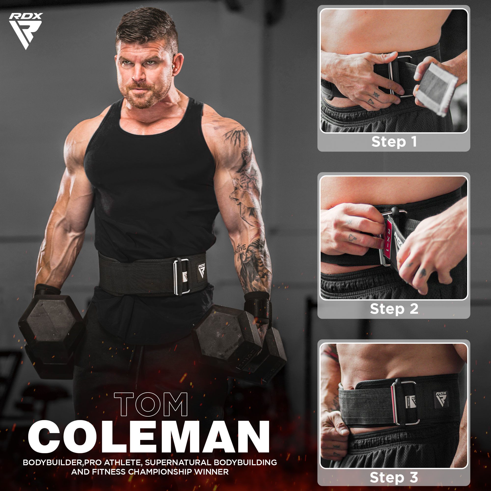 RDX Arbeitsstützgürtel RDX 4 Zoll Gewichthebergürtel, Weightlifting belt Krafttraining