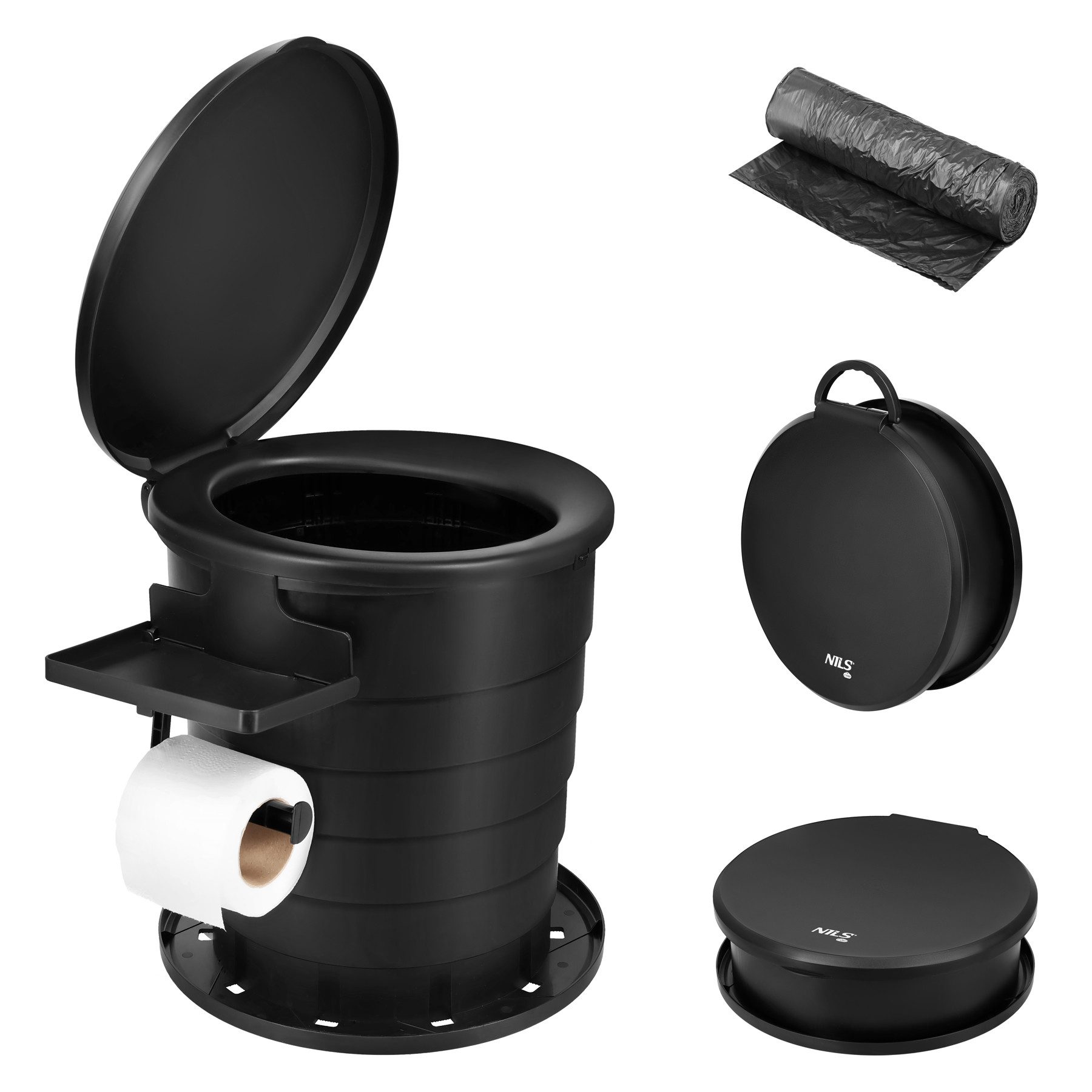 Campingtoilette Reisetoilette klappbare Toilette für Unterwegs mobiles WC