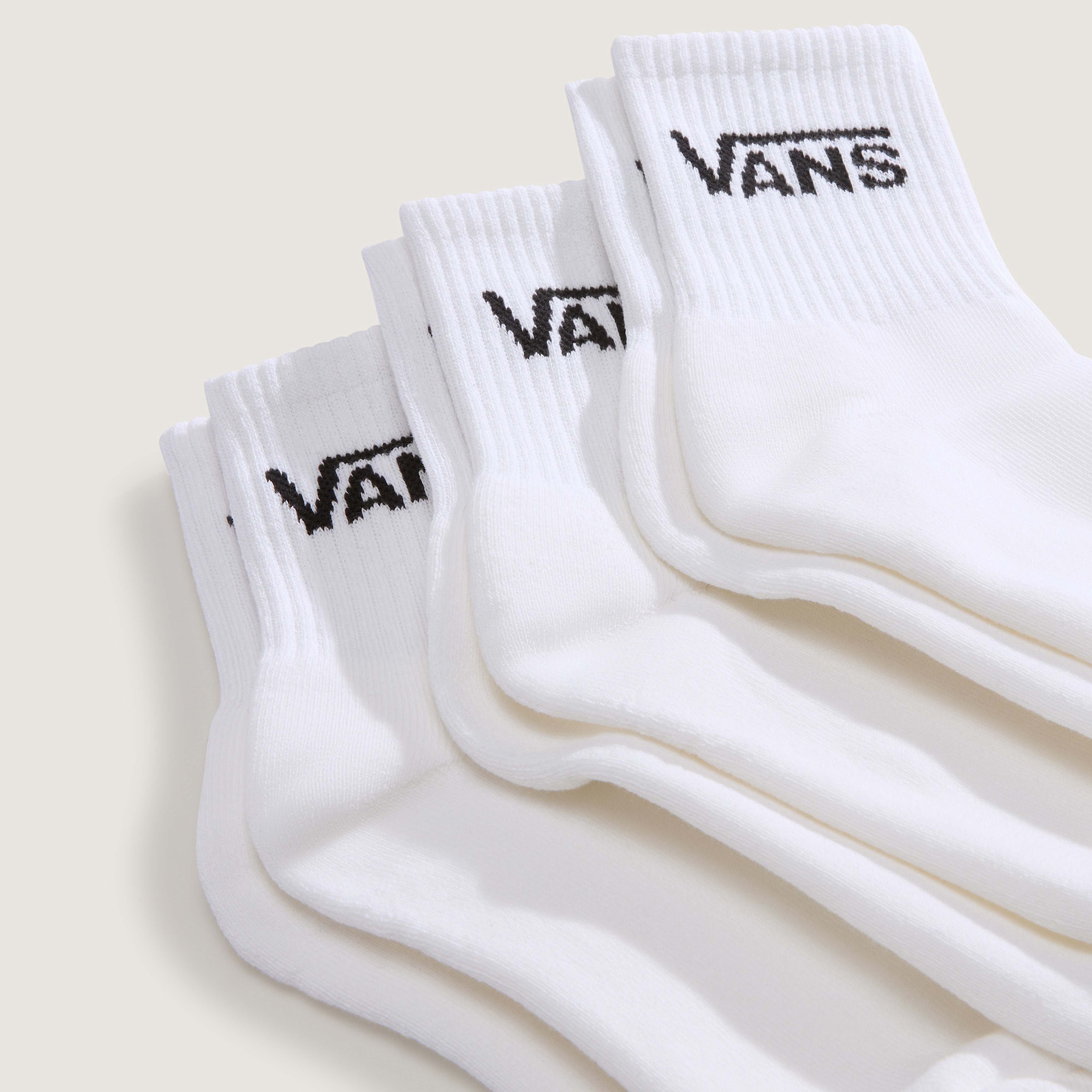 Vans Socken CLASSIC HALF CREW 3er Pack (3-Paar) im 3er Pack, für sportive Aktivitäten, mit Polsterung