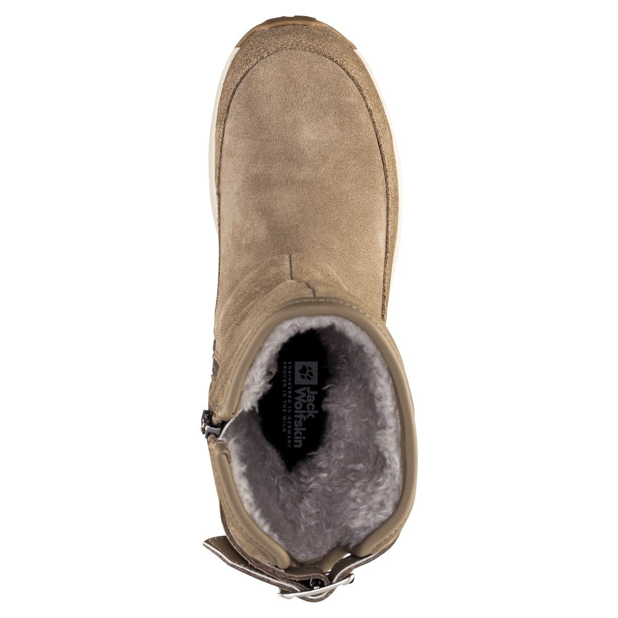 Jack Wolfskin Queenstown Texapore - Lederstiefel, seitlicher Reißverschluss Winterstiefel