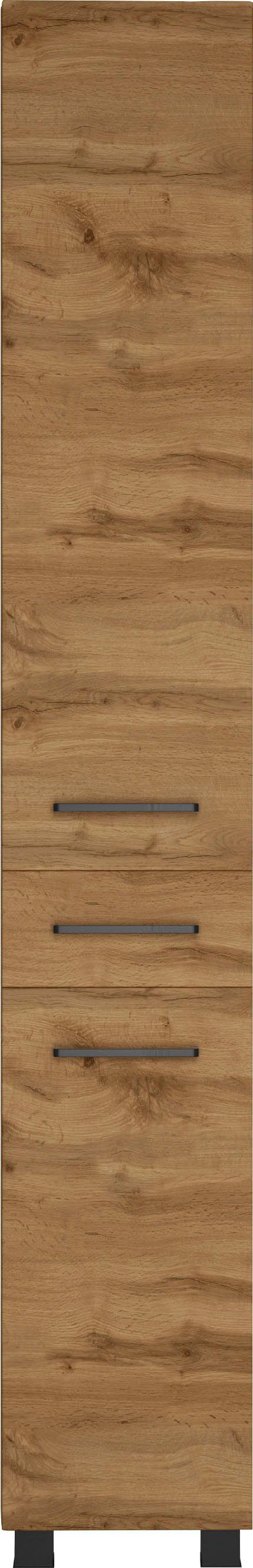 welltime Seitenschrank Chicago Badmöbel, Schrank, Breite 30 cm, mit Softclose