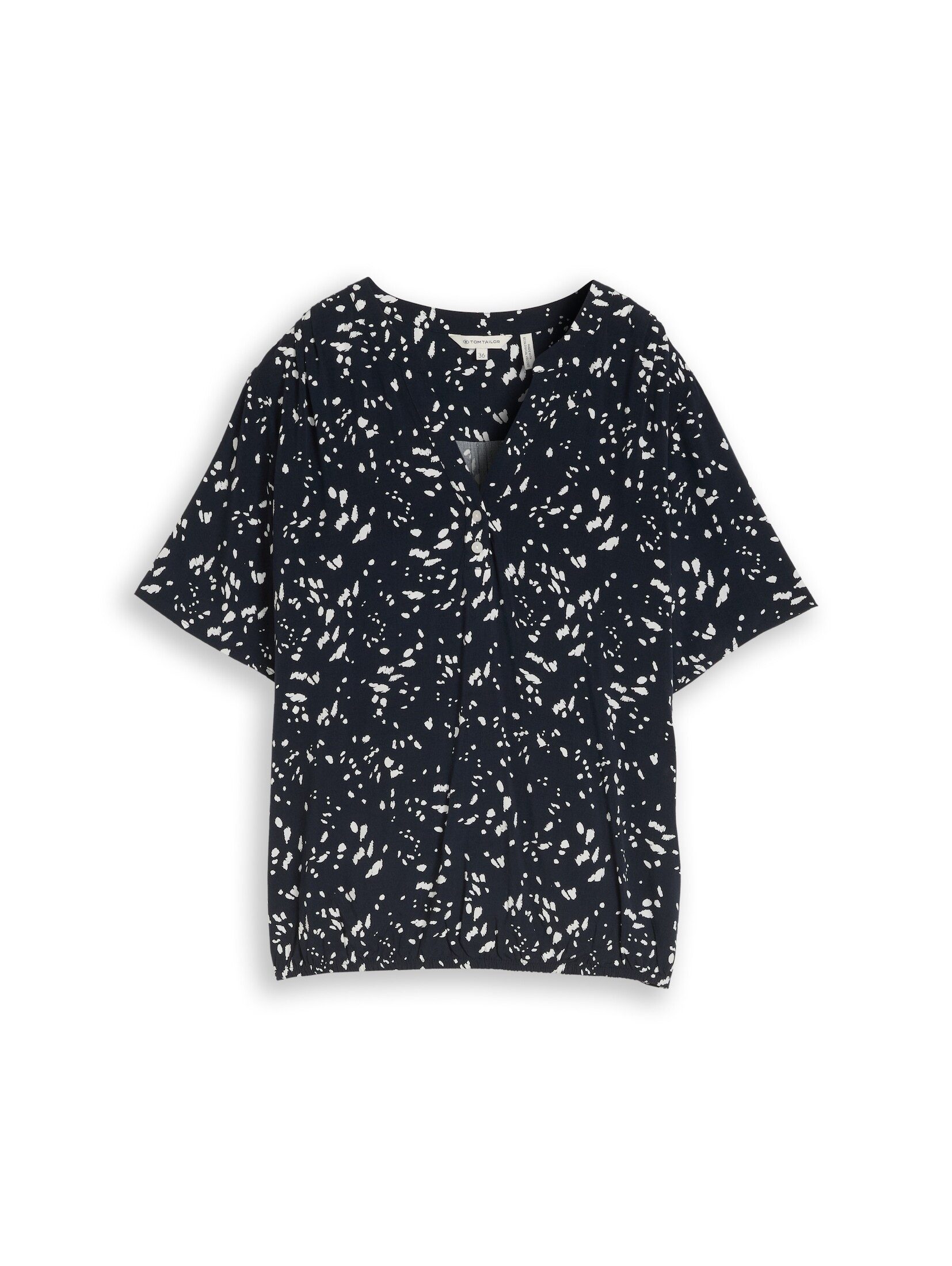 TOM TAILOR Kurzarmbluse Blusen & Shirts Bluse mit Muster
