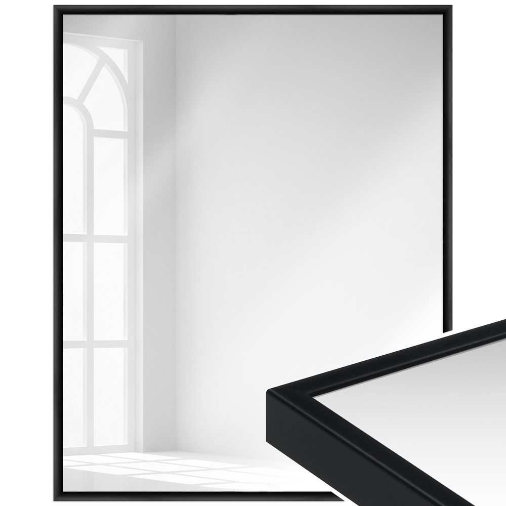 WANDStyle Wandspiegel H270, Schwarz, matt, aus günstig online kaufen