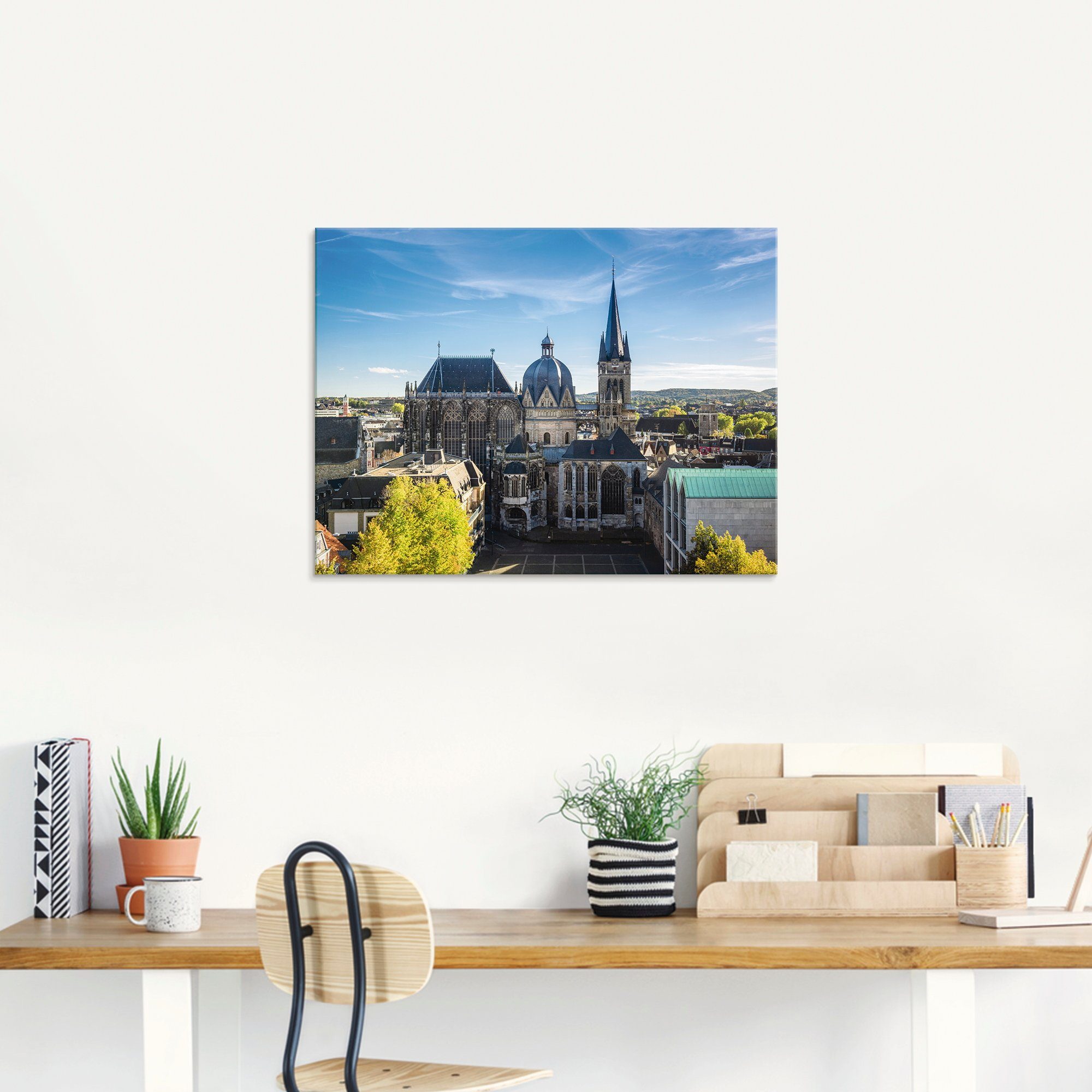 Artland Glasbild »Aachener Dom I«, Gebäude (1 Stück)-kaufen