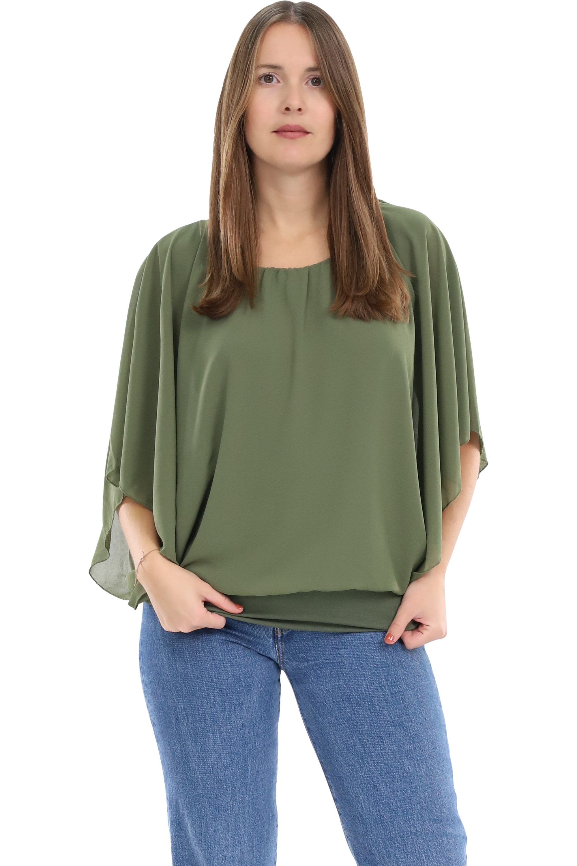 malito more than fashion Chiffonbluse 6296 günstig online kaufen