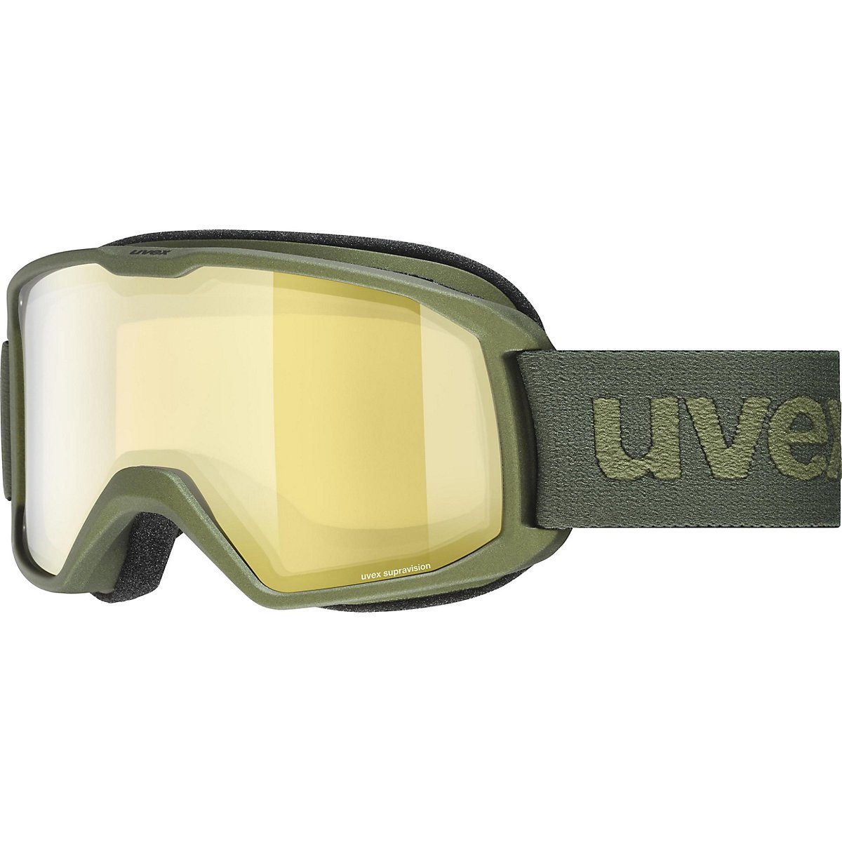 Uvex mirror FM mat Skibrille black Skibrille elemnt green