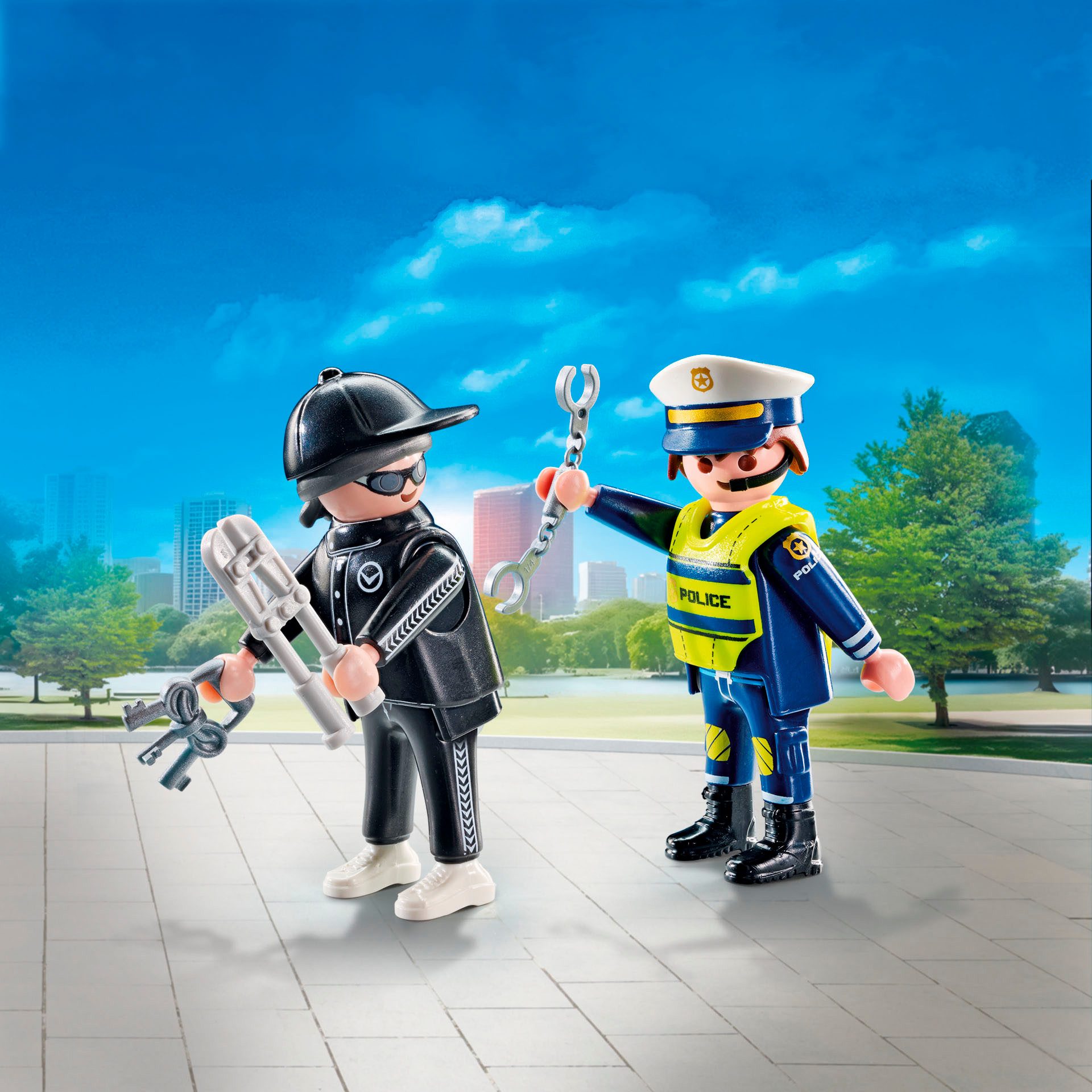 Playmobil® Polizist und Einbrecher (71804), Playmobil günstig online kaufen