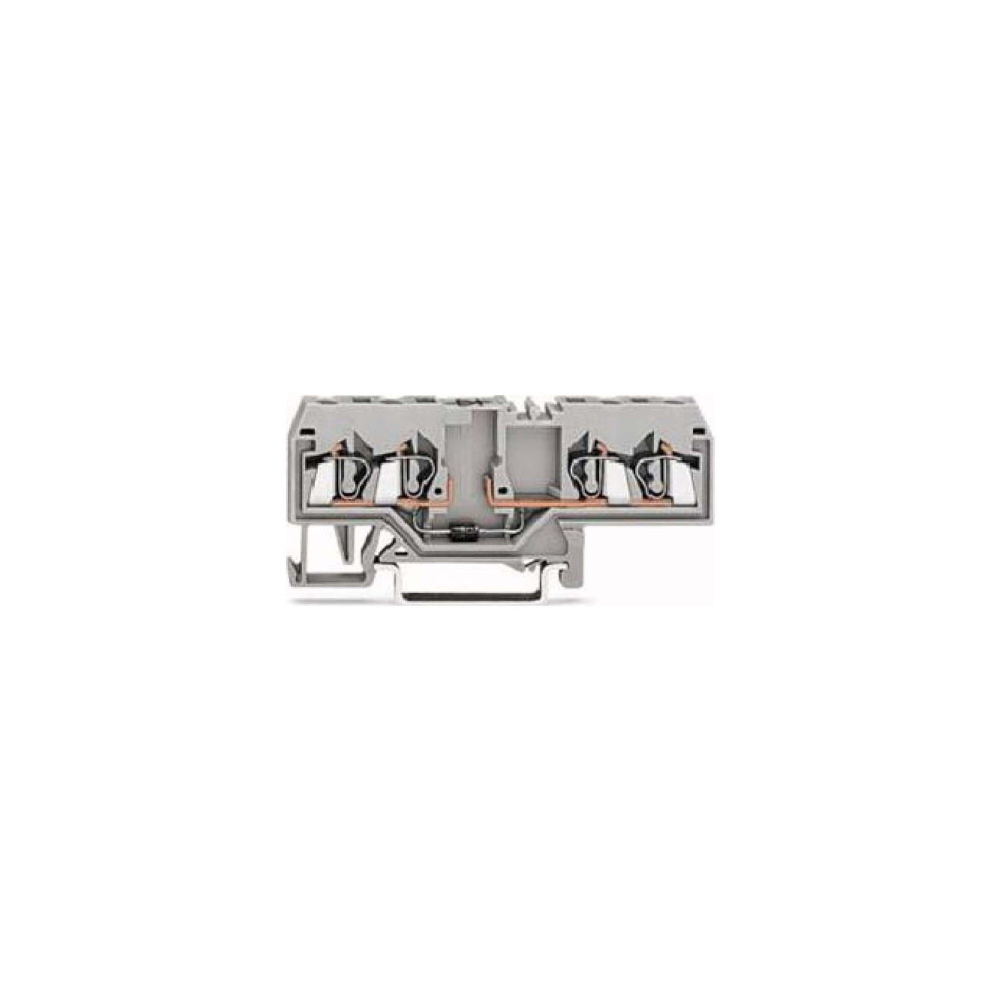 WAGO Zangenset WAGO GmbH& Co. KG Diodenklemme 0,08-2,5mmq grau 280-655/281-411