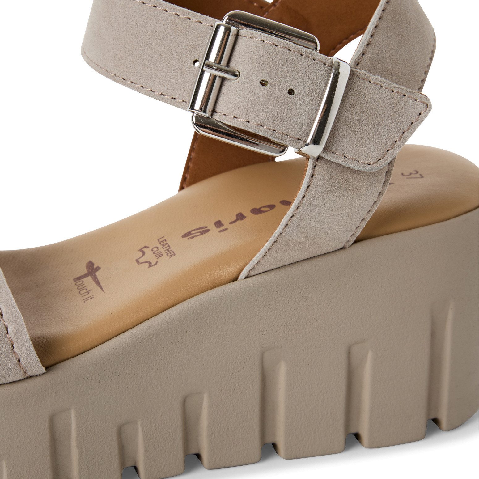 Tamaris Keilsandalette Sommerschuh, Riemchensandale mit modischer Plateausohle – Bild 3 von 5