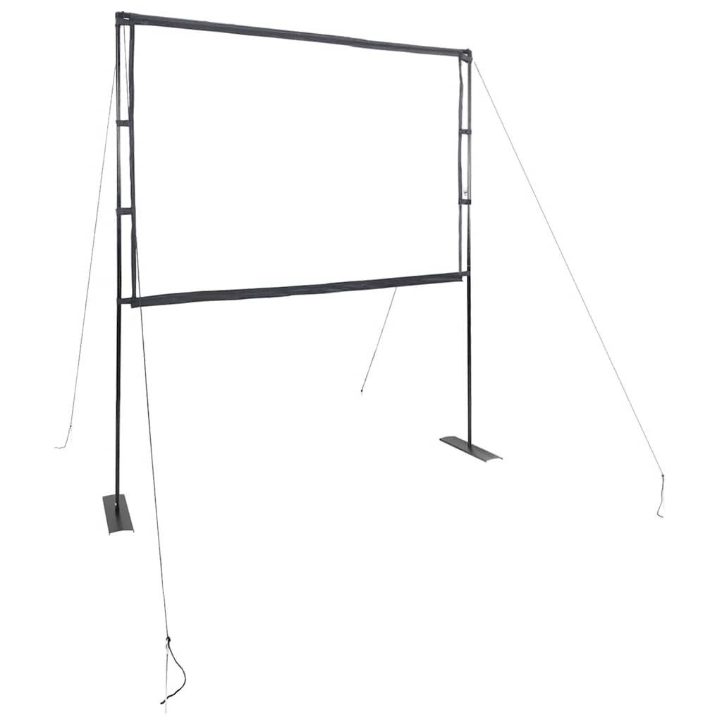 vidaXL 90aposapos 43 Beamer Leinwand mit Ständer 90 Zoll 43 Pull-Up-Leinwand