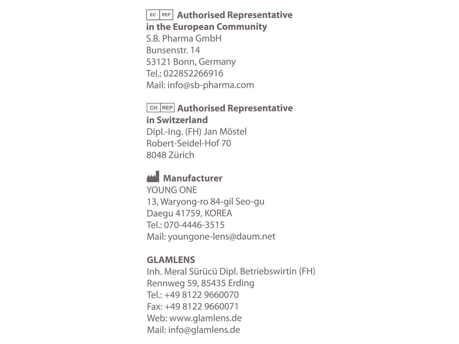 GLAMLENS Monatslinsen Sehr stark deckende und natürliche grüne Linsen "Neapel Green"