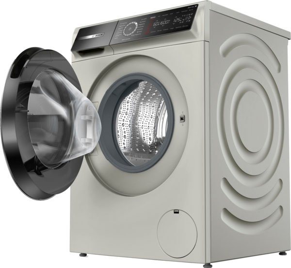 BOSCH Waschmaschine Serie 8 WGB2560X0, 10 kg, 1600 U/min, Iron Assist  reduziert dank Dampf 50 % der Falten, Fleckenautomatik: entfernt die 16  gängigsten Fleckenarten ohne Vorbehandlung