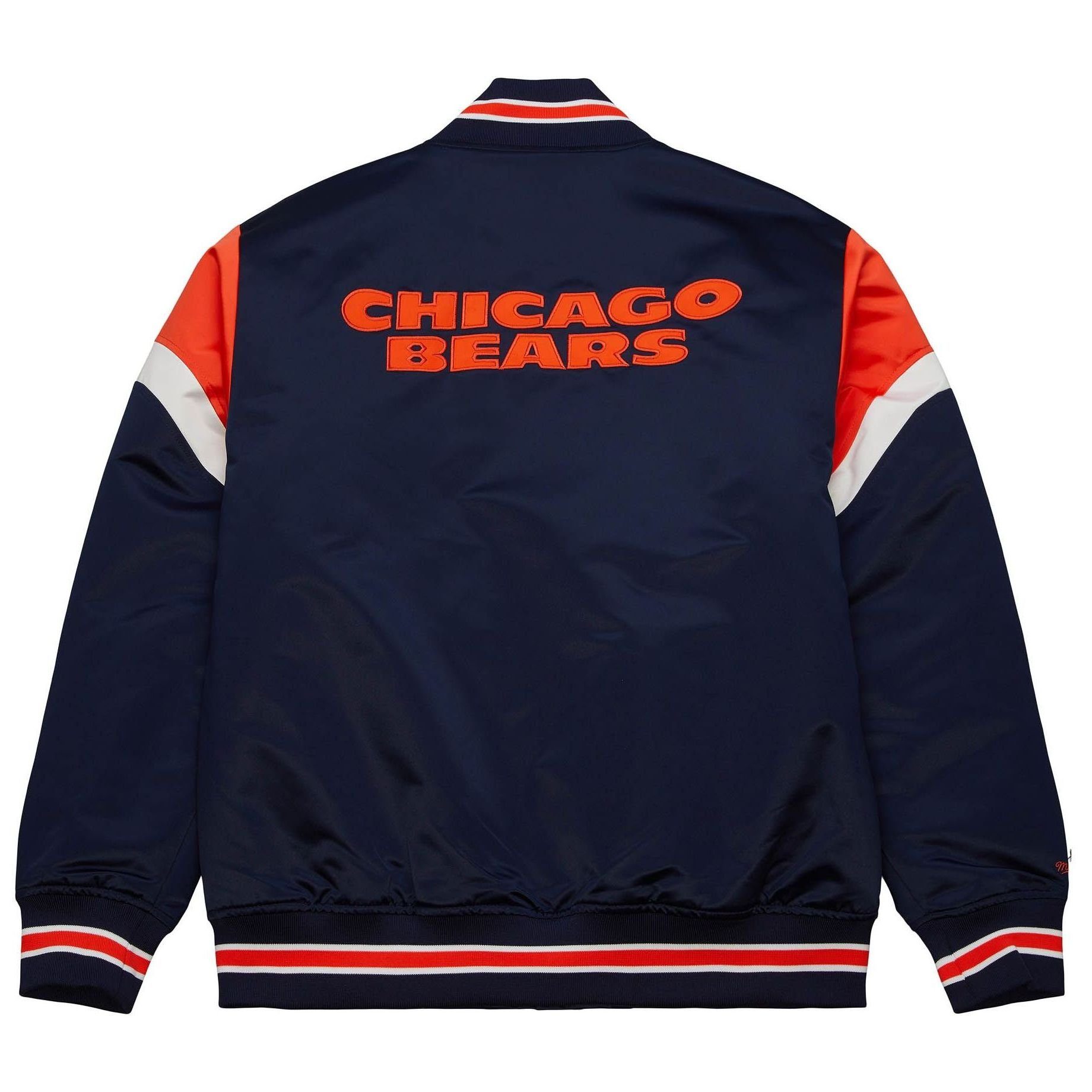 Bears Heavyweight Ness Satin & Mitchell Collegejacke NFL Chicago