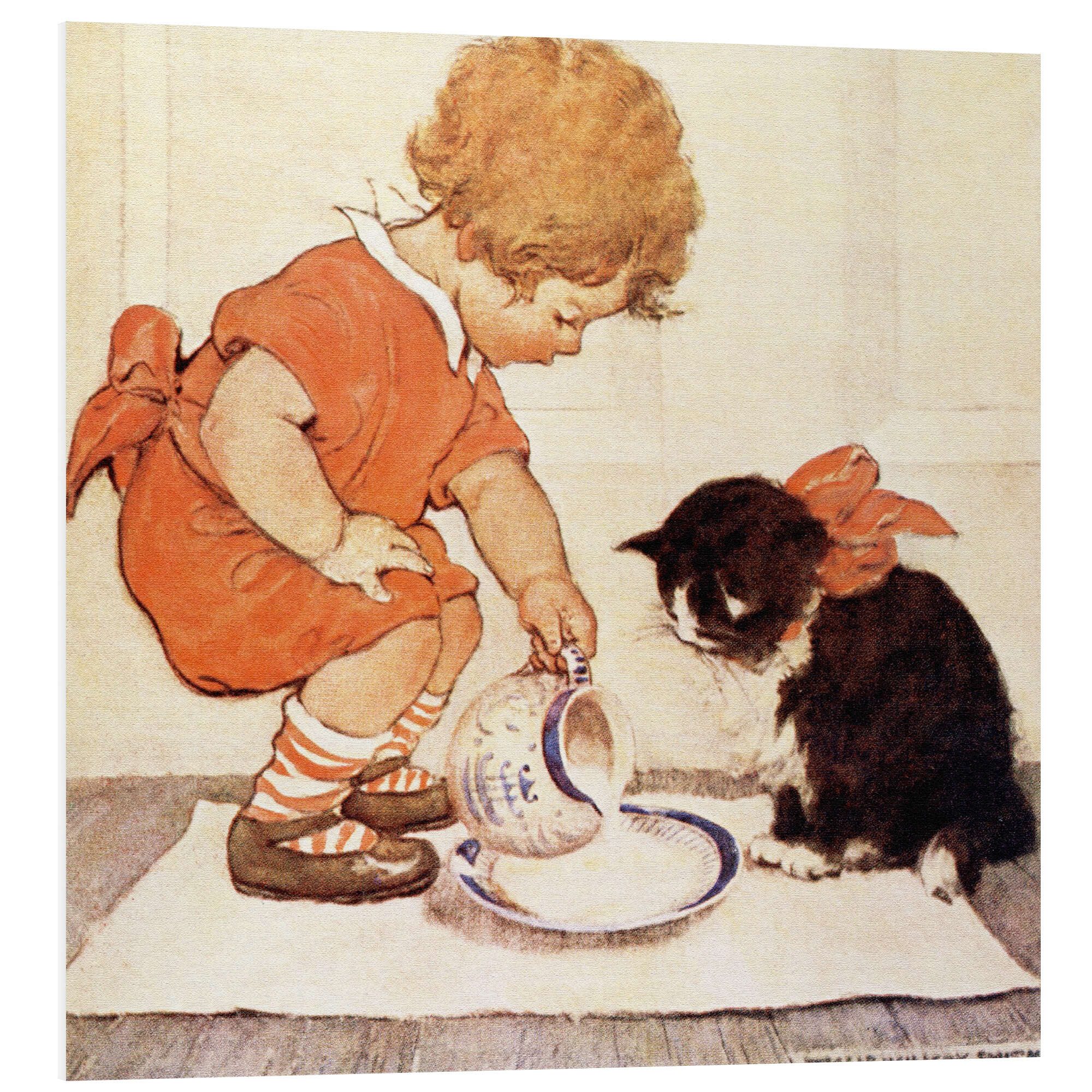 Posterlounge Wandbild Kleine Kinderbuch Geschichten 2, Jessie Willcox Smith, erhältlich als Poster, Leinwandbild, Wandsticker oder Acrylglasbild