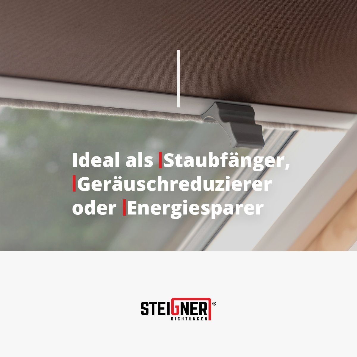 STEIGNER Duschdichtung Bürstendichtung selbstklebend 16mm Bürstenhöhe Türdichtung 5m Länge, L: 500 cm – Bild 4 von 5