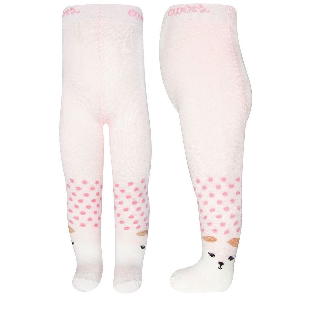 baby Strumpfhose Baumwollanteil hoher Strumpfhose rose Reh Ewers