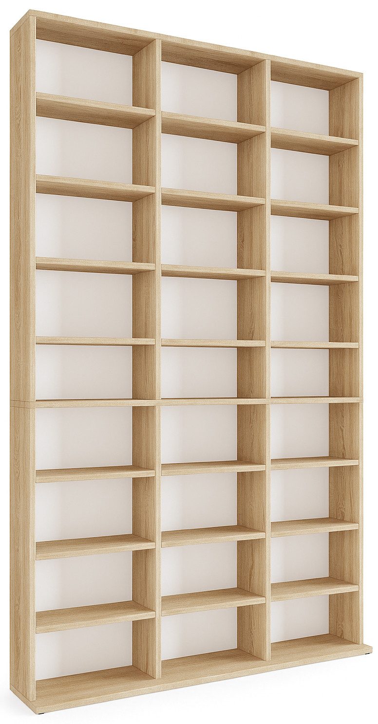 VCM Standregal Holz CD DVD Standregal Bücherregal Regal Megosa XL günstig online kaufen