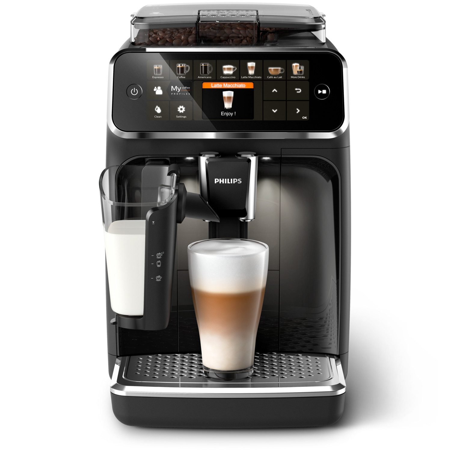 Philips Kaffeevollautomat Series 5400 EP5441/50, Latte Go